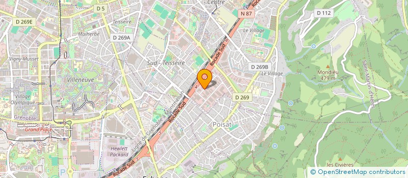 localisation de l'entreprise JUBOIS  SAINT-MARTIN-D'HERES