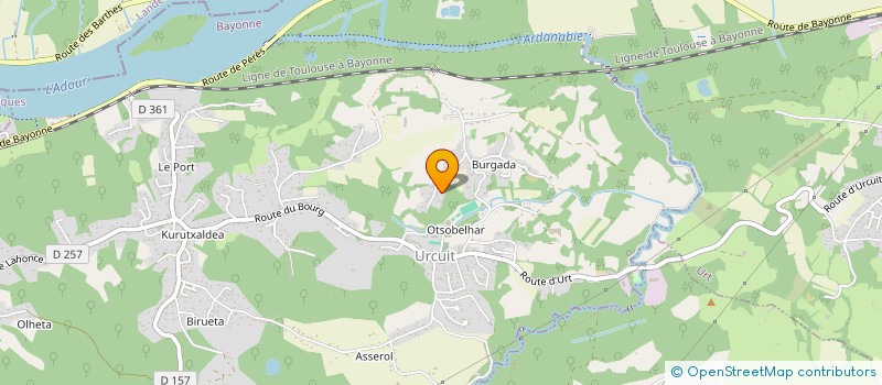 localisation de l'entreprise JUBOTA  VILLEFRANQUE