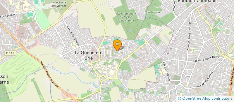 localisation de l'entreprise JUBS'Y TRIPS  LA QUEUE-EN-BRIE