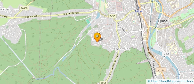localisation de l'entreprise JUCA à EPINAL