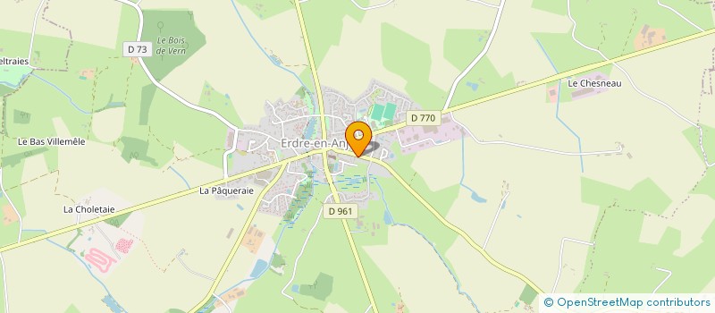 localisation de l'entreprise JUCA  ERDRE-EN-ANJOU