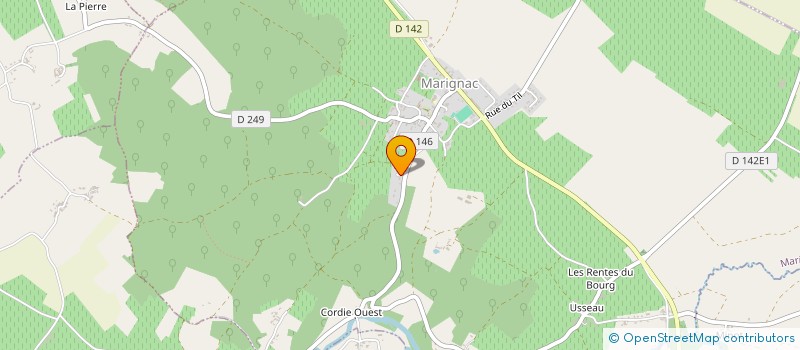 localisation de l'entreprise JUCA  MARIGNAC