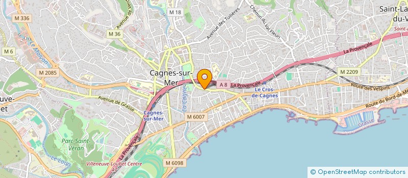 localisation de l'entreprise JUCALIAN à CAGNES-SUR-MER