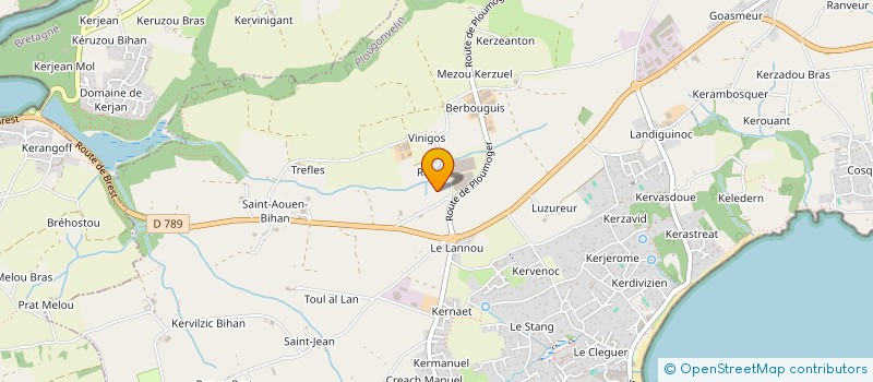 localisation de l'entreprise JUCALO  PLOUGONVELIN