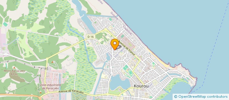 localisation de l'entreprise JUCALU BATIMENT à KOUROU