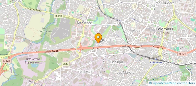 localisation de l'entreprise JUCANI à COLOMIERS