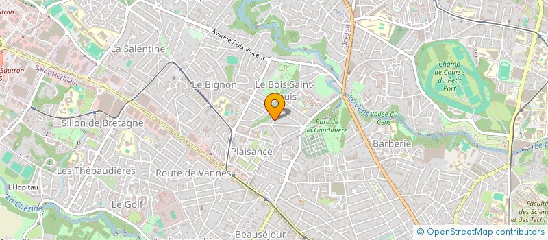 localisation de l'entreprise JUCAPE à ORVAULT