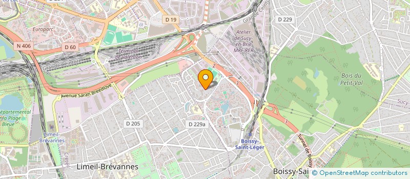 localisation de l'entreprise JUCARENTE FRANCE à BOISSY-SAINT-LEGER