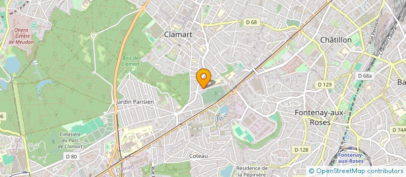 localisation de l'entreprise JUCASEB CONSEIL à CLAMART