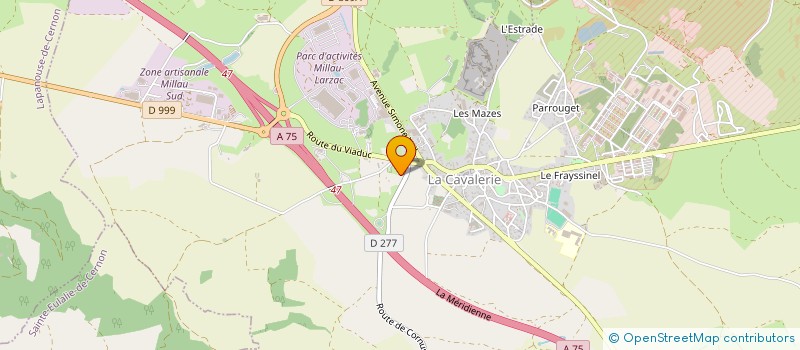 localisation de l'entreprise JUCAZOTI  LA CAVALERIE