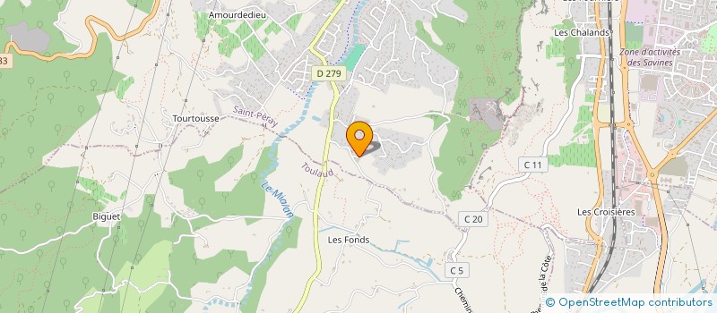 localisation de l'entreprise JUCE à SAINT-PERAY