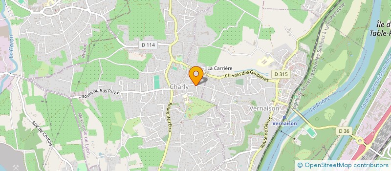 localisation de l'entreprise JUCEAU  CHARLY