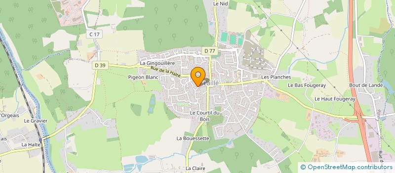 localisation de l'entreprise JUCELEO à LAILLE