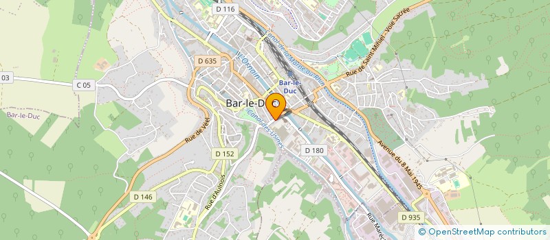 localisation de l'entreprise JUCHA à BAR-LE-DUC