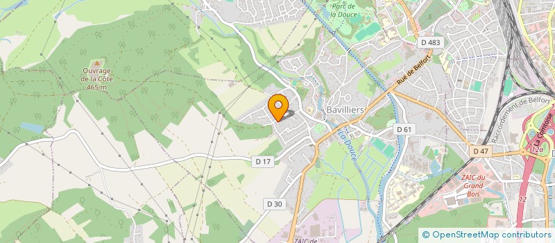 localisation de l'entreprise JUCHA  BAVILLIERS