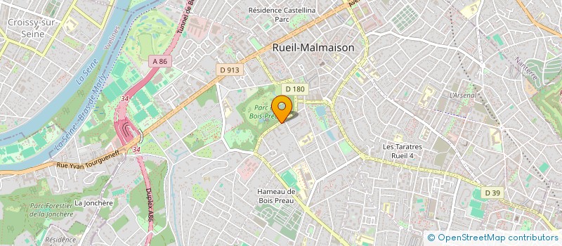 localisation de l'entreprise JUCHALAU à RUEIL-MALMAISON