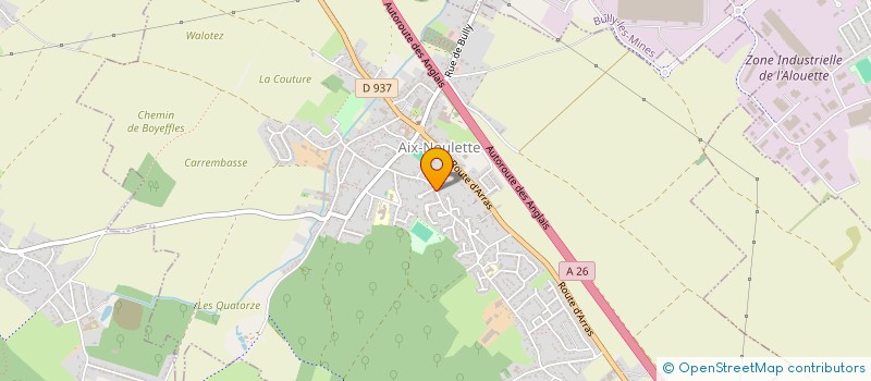 localisation de l'entreprise JUCIME  AIX-NOULETTE