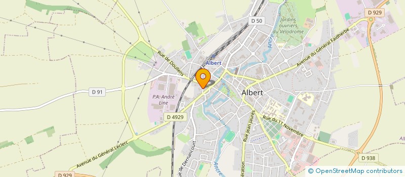 localisation de l'entreprise JUCLE DE PIANA  ALBERT