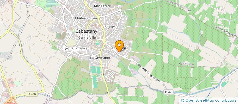 localisation de l'entreprise JUCLEART  CABESTANY