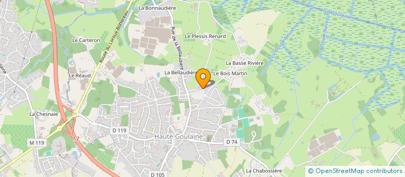 localisation de l'entreprise JUCOMA  HAUTE-GOULAINE