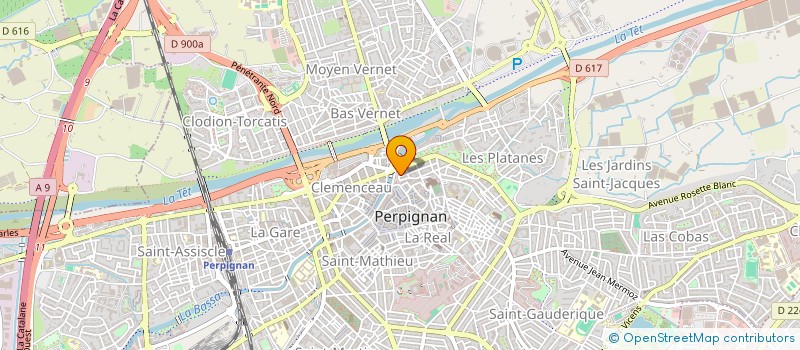 localisation de l'entreprise JUCOS à PERPIGNAN
