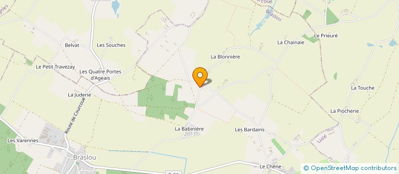 localisation de l'entreprise JUCQUOIS  BRASLOU