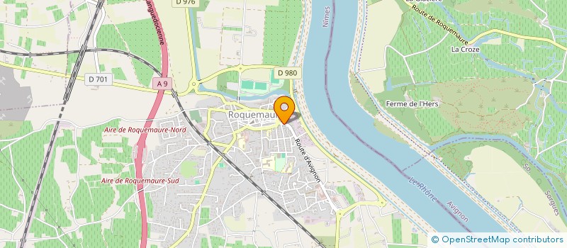 localisation de l'entreprise JUCY  ROQUEMAURE