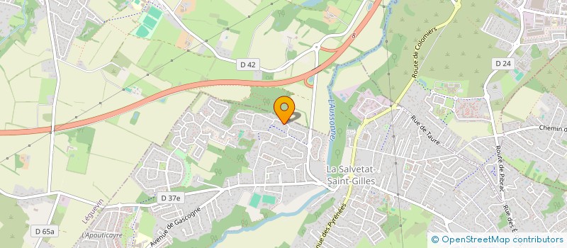 localisation de l'entreprise JUCY DISTRI  LA SALVETAT-SAINT-GILLES