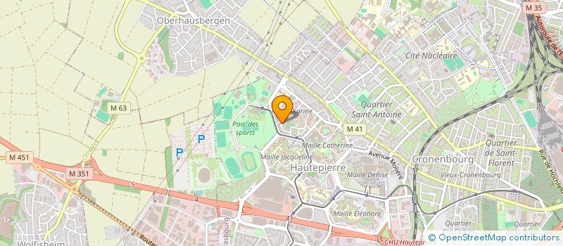 localisation de l'entreprise JUD'ARCHI à STRASBOURG