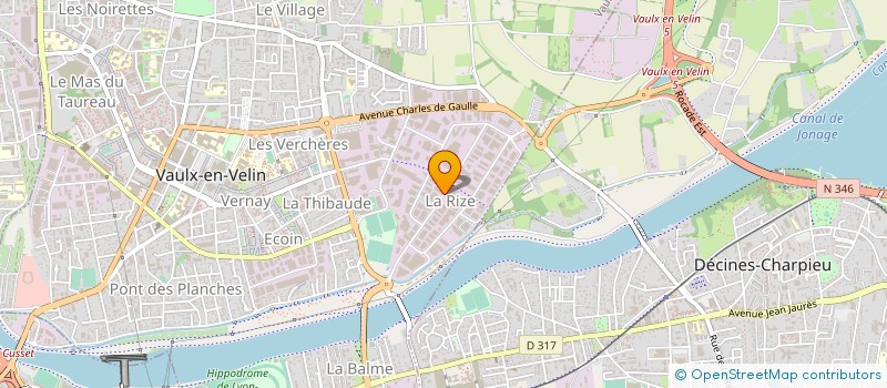 localisation de l'entreprise JUD ECAMO à VAULX-EN-VELIN