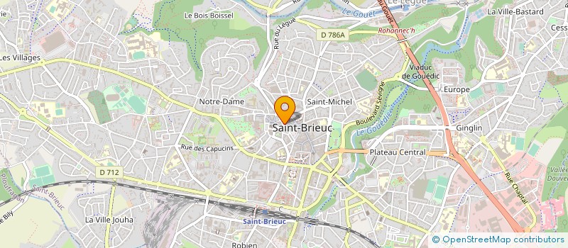 localisation de l'entreprise JUDA à SAINT-BRIEUC