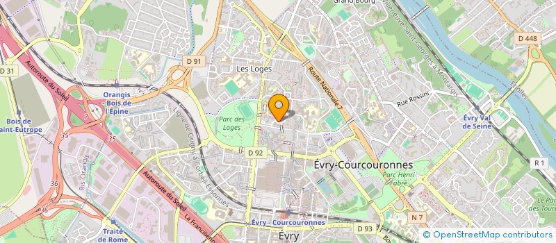localisation de l'entreprise JUDA RENO à EVRY-COURCOURONNES