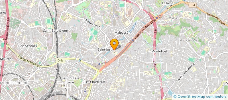 localisation de l'entreprise JUDAICA LOISIRS  MARSEILLE