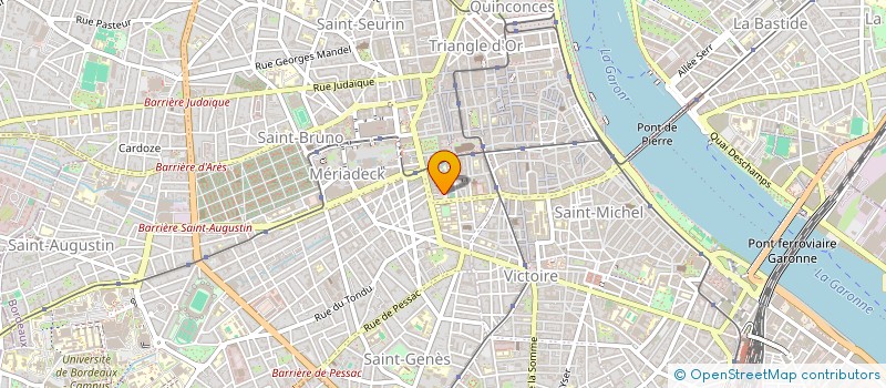 localisation de l'entreprise JUDAIQUE  BORDEAUX