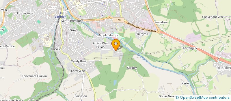 localisation de l'entreprise JUDALIVID  PLOUBEZRE