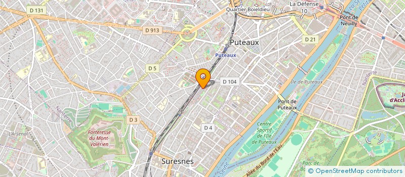 localisation de l'entreprise JUDAN  SURESNES