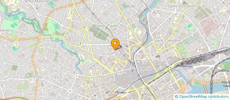 localisation de l'entreprise JUDE à NANTES