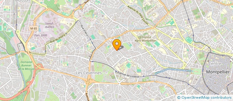 localisation de l'entreprise JUDE PLOMBERIE EURL à MONTPELLIER
