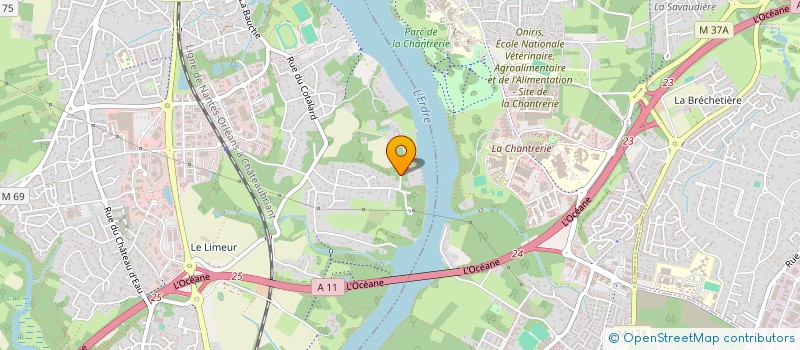 localisation de l'entreprise JUDEL à LA CHAPELLE-SUR-ERDRE