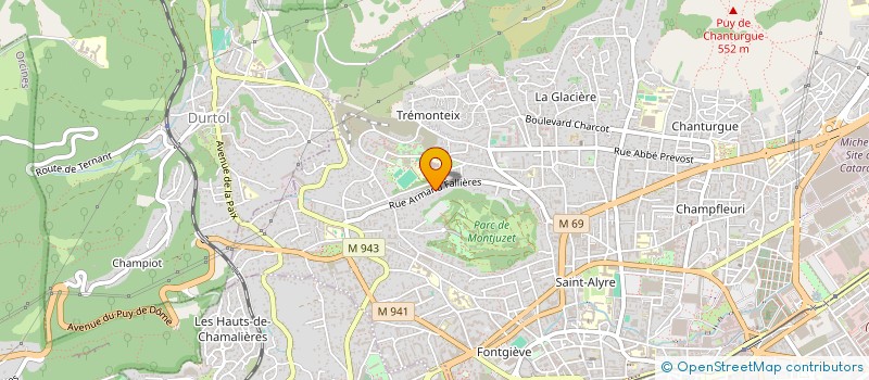 localisation de l'entreprise JUDELO  CLERMONT-FERRAND