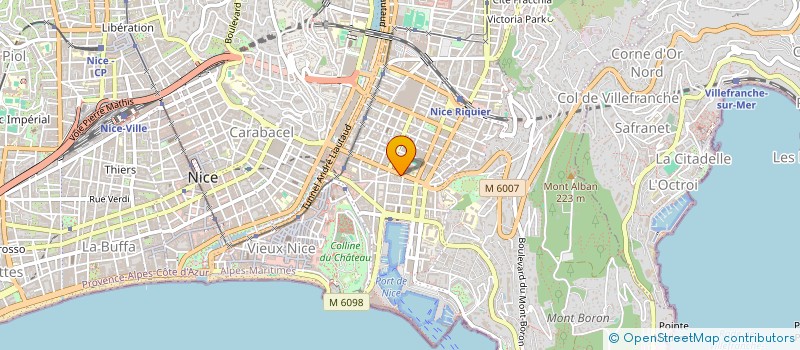 localisation de l'entreprise JUDEV à NICE