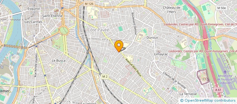 localisation de l'entreprise JUDEVE  TOULOUSE