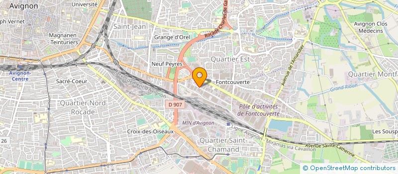 localisation de l'entreprise JUDGE  AVIGNON