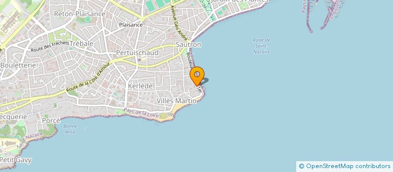 localisation de l'entreprise JUDIC GILLES ET STEPHANIE  SAINT-NAZAIRE