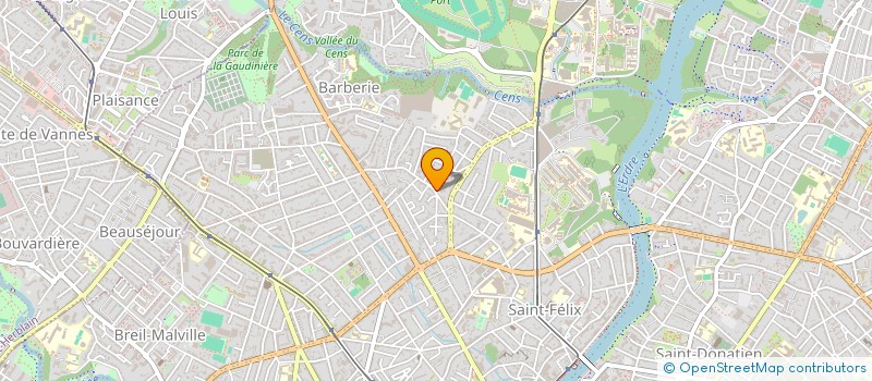 localisation de l'entreprise JUDICAEL à NANTES