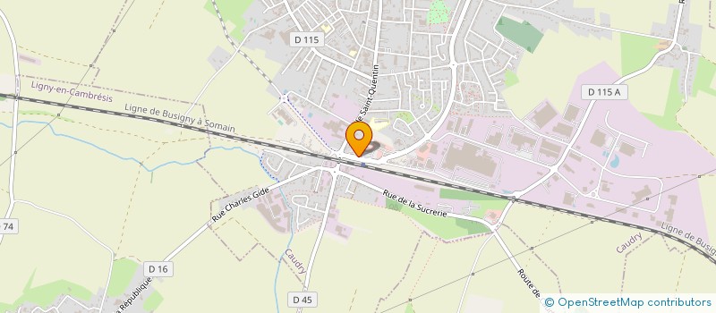 localisation de l'entreprise JUDICANNE  CAUDRY