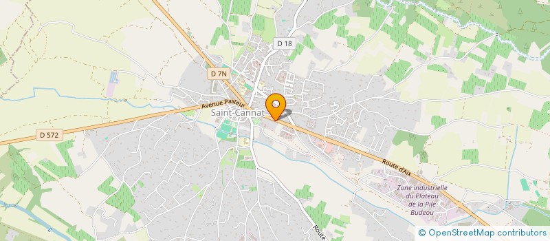 localisation de l'entreprise JUDICEA  SAINT-CANNAT