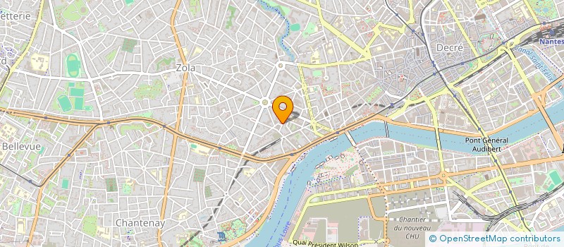 localisation de l'entreprise JUDICIALORGES  NANTES