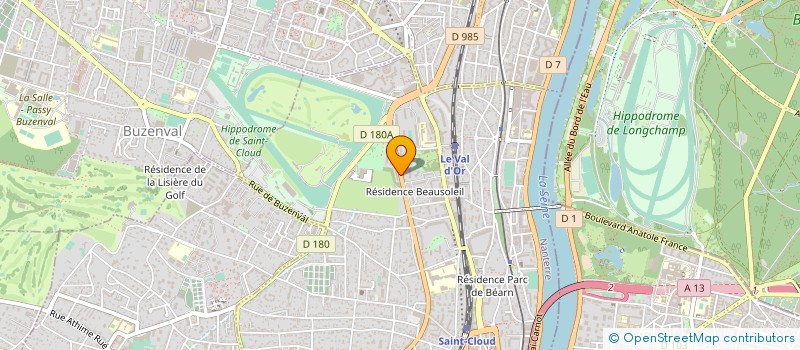 localisation de l'entreprise JUDICIUM, COMMISSAIRES DE JUSTICE ASSOCIES à SAINT-CLOUD