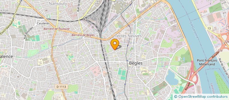 localisation de l'entreprise JUDIS à BEGLES